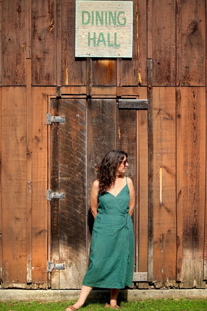 Calvin – Linen Wrap Dress